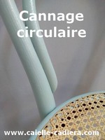 Cannage circulaire