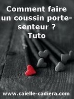 Tuto gratuit - Coussin porte-senteur