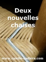 Duo de chaises rouges