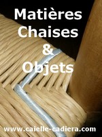 Matières pour chaises et objets