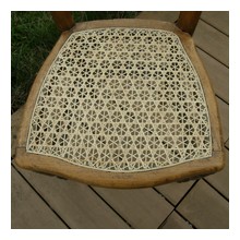 Chaise cannée flocon