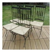 5 chaises corde danoise