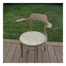 fauteuil bistrot canné