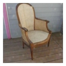Fauteuil canné