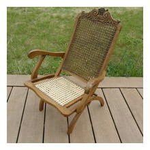 Fauteuil pliant enfant canné