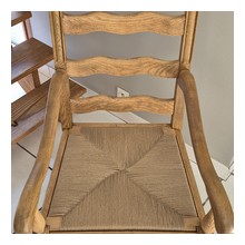Assise de fauteuil en corde danoise