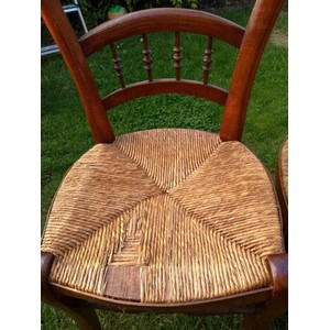 Aérogommage sur un duo de chaises avant
