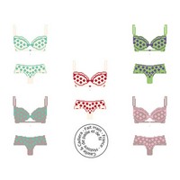 Grille gratuite - Lingerie colorée