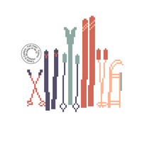 Grille gratuite - Skis et luge - la pause
