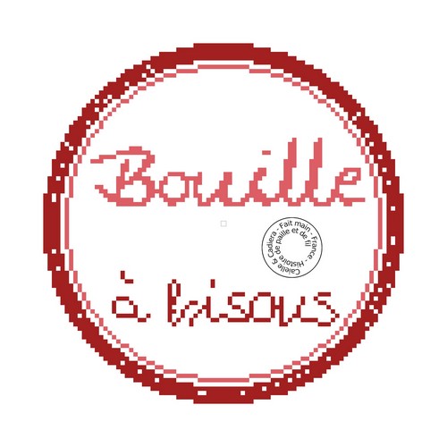 Grille gratuite - Bouille à bisous