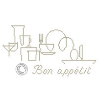 Grille gratuite - Bon appétit vaisselle