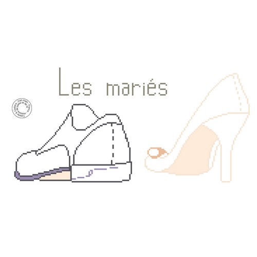 grille gratuite - Chaussures des mariés