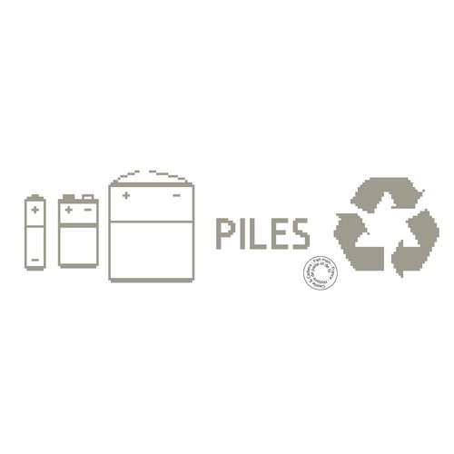 grille gratuite - Piles à recycler