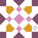 grille gratuite - carreau de ciment rouge