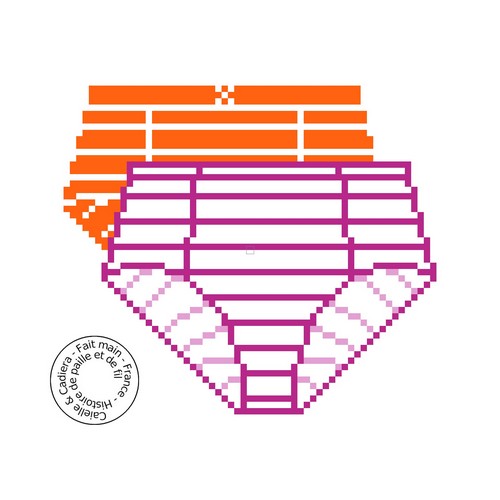 grille gratuite - Culottes rayées