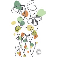 grille gratuite - Fleurs et couleurs 200