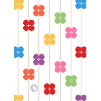Grille gratuite - Panneau de fleurs 200