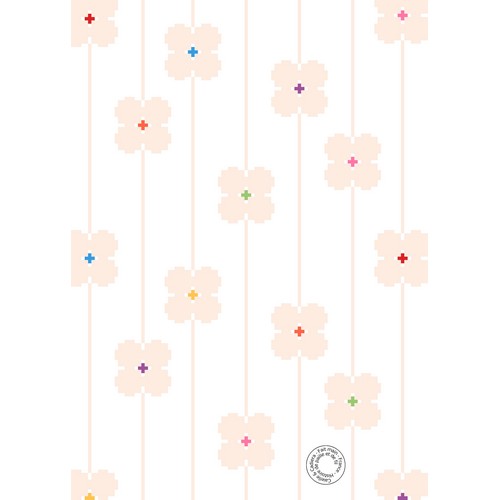 Grille gratuite - Panneau de fleurs