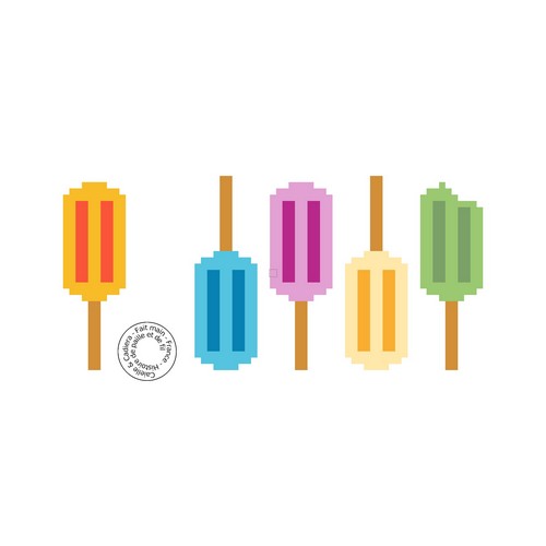 grille gratuite - Glaces esquimaux