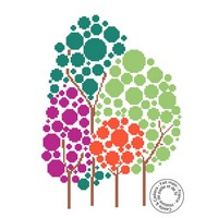 grille gratuite - Arbres bulles 200