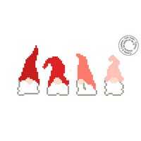 grille gratuite - Lutins de noël 200