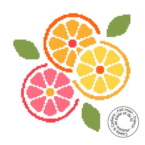 Grille gratuite - Agrumes