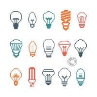 grille gratuite - Ampoules 200