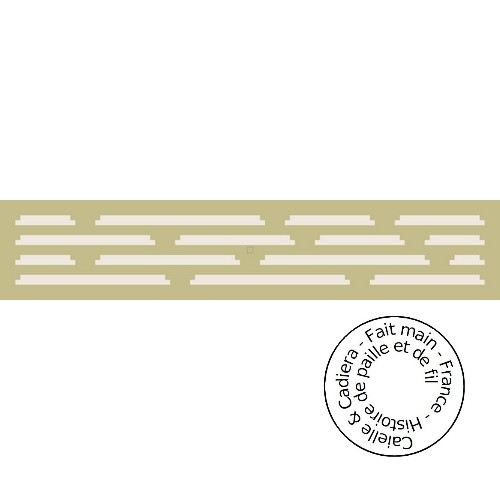 Grille gratuite - Frise lignes et interstices