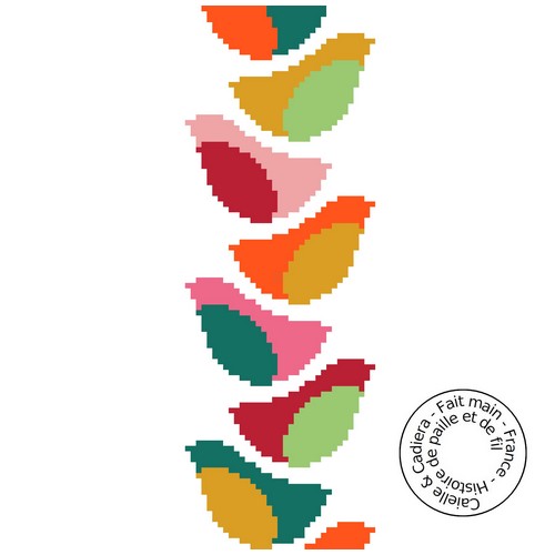 grille gratuite - Oiseaux en pile