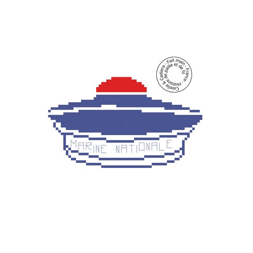 grille gratuite - Pompon marin