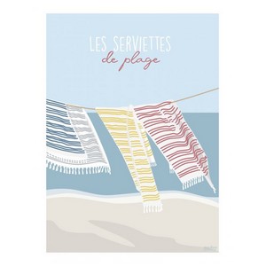 Serviettes de plage Illustration