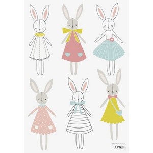 silhouette lapins doudou