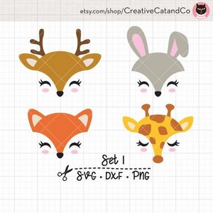 silhouette têtes animaux peluches