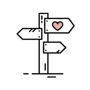 silhouette direction amour