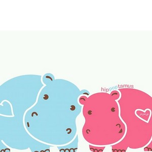 silhouette hyppopotames