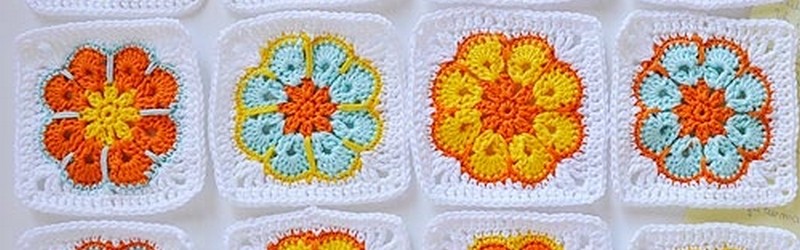 Carrés de crochet