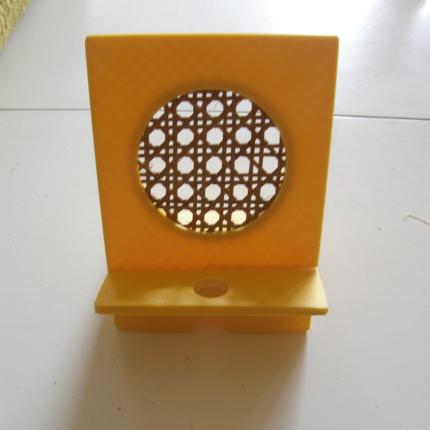 Support téléphone canné jaune