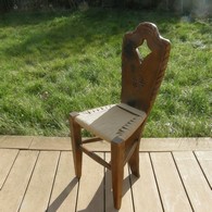 Assise tissée havane
